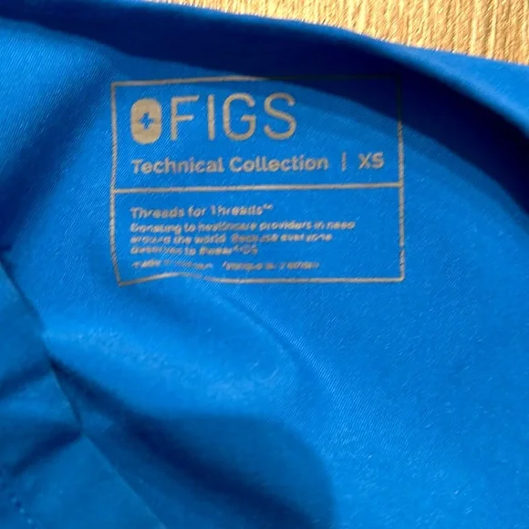 Figs Casma Royal Blue xsmall. In good condition. - Picture 3 of 3